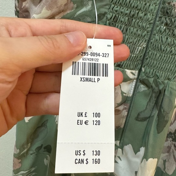 A&F Camille Midi Dress - green floral - Picture 5 of 5